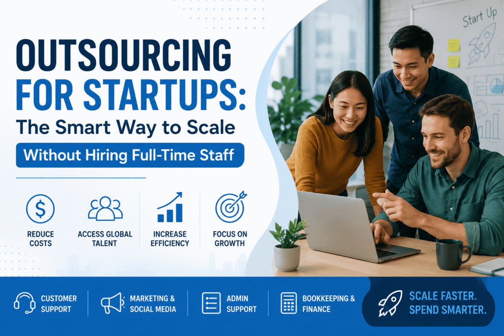 Outsourcing for Startups: The Smart Way to Scale Without Hiring Full-Time Staff